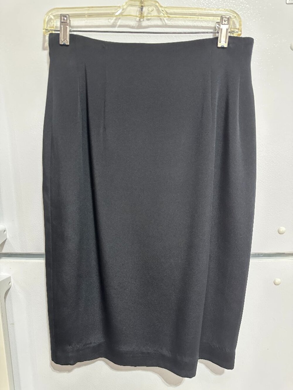 Halogen Black Knee Length Skirt